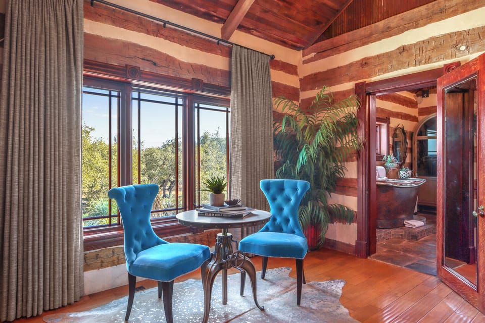 This is the seating area to the right as you enter the Master suite (Bedroom 1)on the right side of the home.