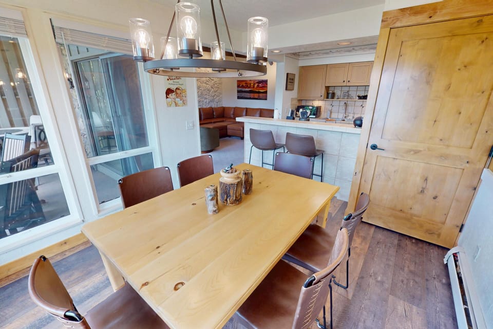 Dining Table Seats 6, Bar Seats 2 - Dining Table Seats 6, Bar Seats 2