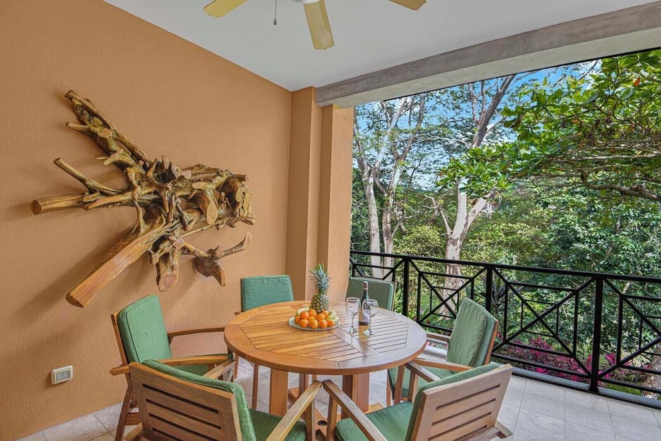 Relax on your private terrace with rainforest views, perfect for morning coffee or unwinding after a day of adventure.