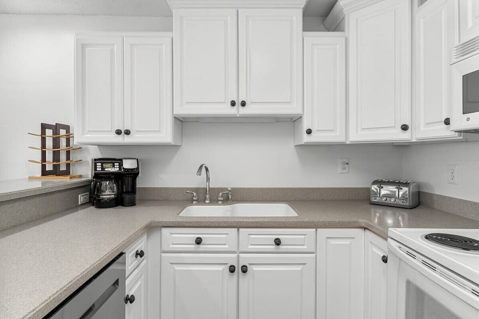 Full kitchen with all the cooking essentials