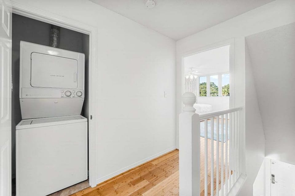 Washer and dryer unit in home