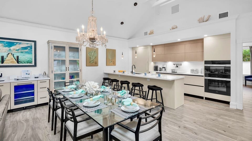 This stunning home just underwent an impressive interior renovation...