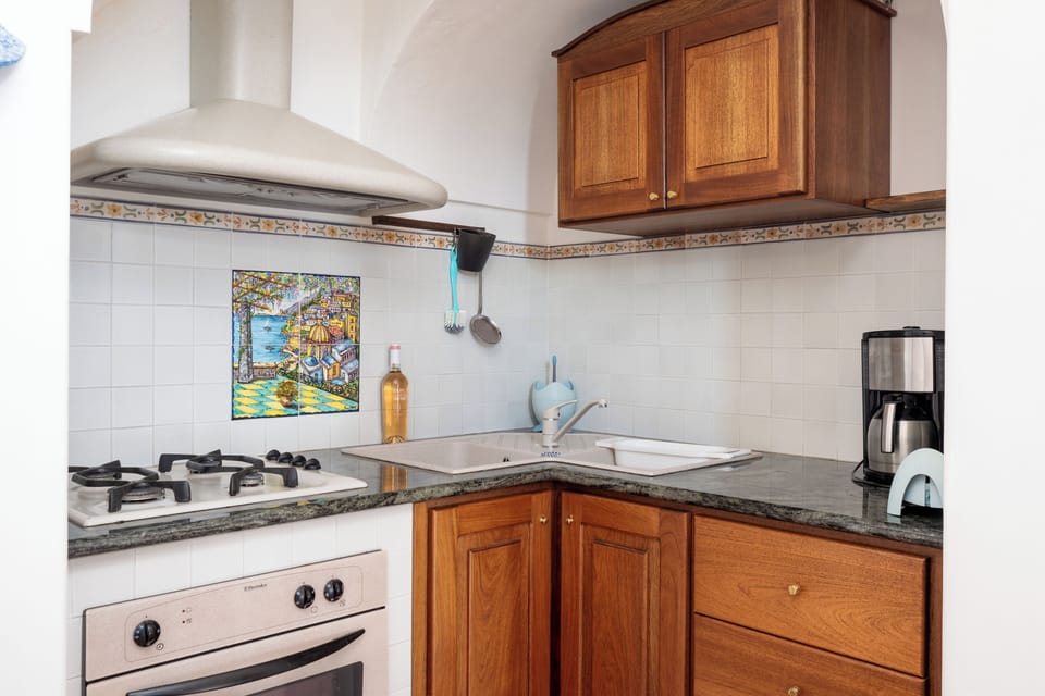 Panoramic Villa, Sea View | Private kitchen | Espresso maker, electric kettle