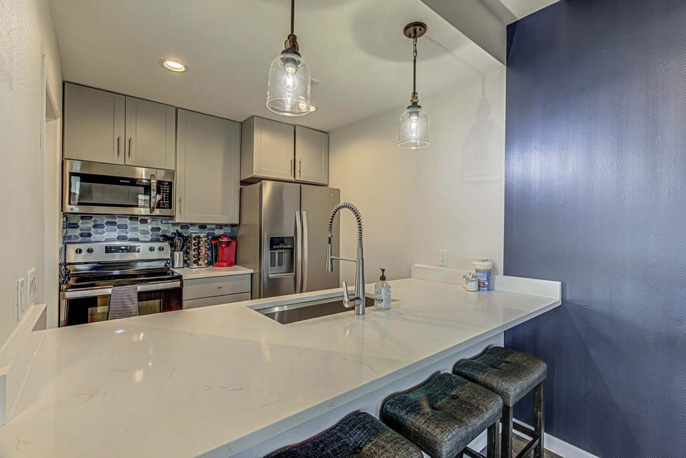 Whip up your favorite meals in the full kitchen 