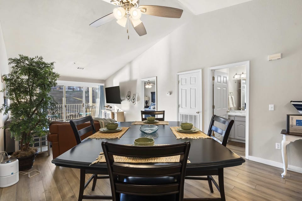 Make mealtime memories together at the dining table, seating 4