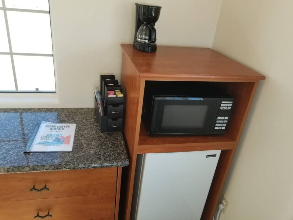 Mini Fridge, Microwave, & Coffee Maker w/ Complimentary Coffee