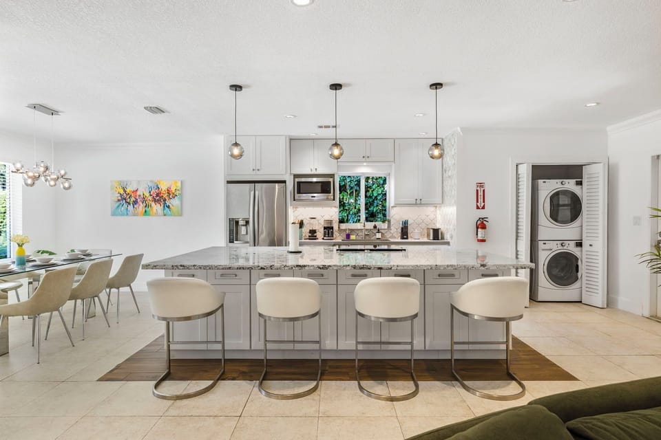 Exclusive House, Patio | Private kitchen | Coffee/tea maker, dining tables