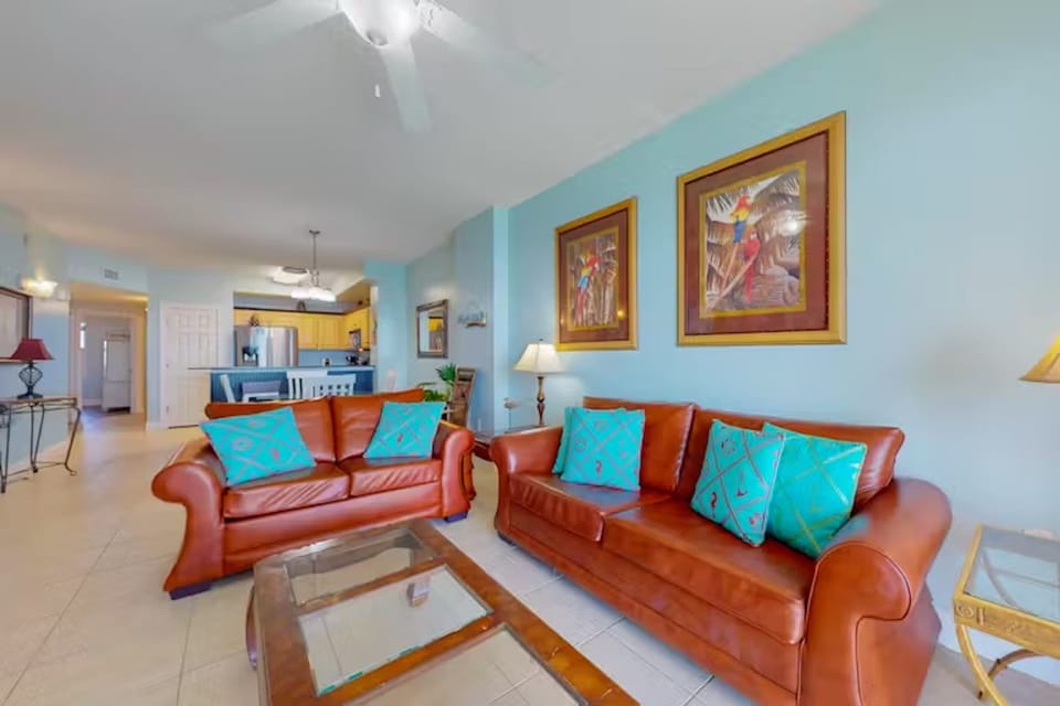 Condo, Multiple Beds, Balcony, Ocean View (Sunrise Serenity) | Living area | 42-inch flat-screen TV with digital channels