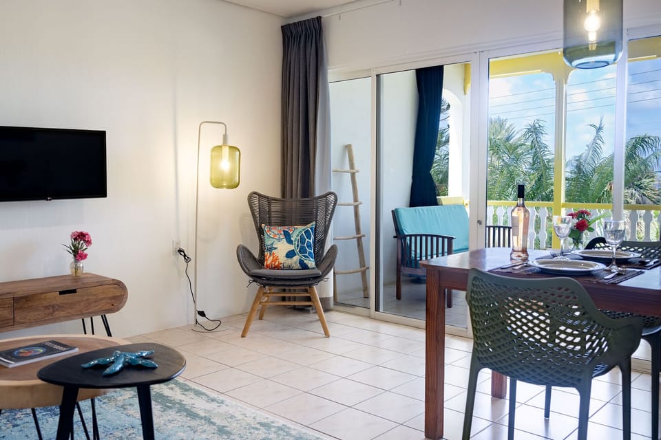 Enjoy some relaxing time after a day full of adventures in divers paradise bonaire