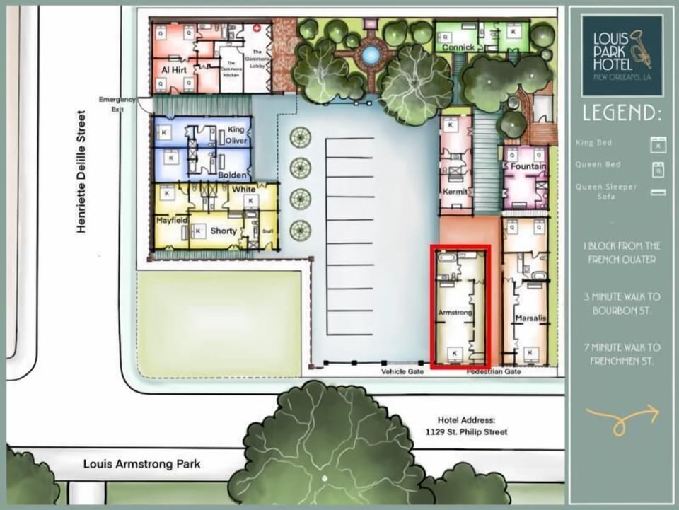 Property Map - Armstrong Guest House