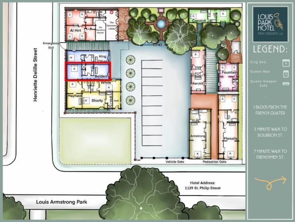 Property Map - Bolden Guest House