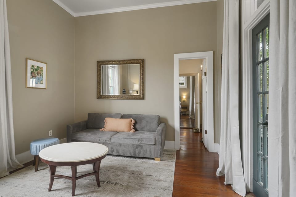 Kermit Living Room with Queen Sleeper Sofa and TV