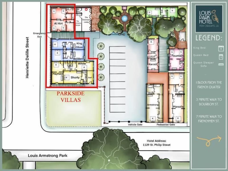 Property Map - Parkside Villas
