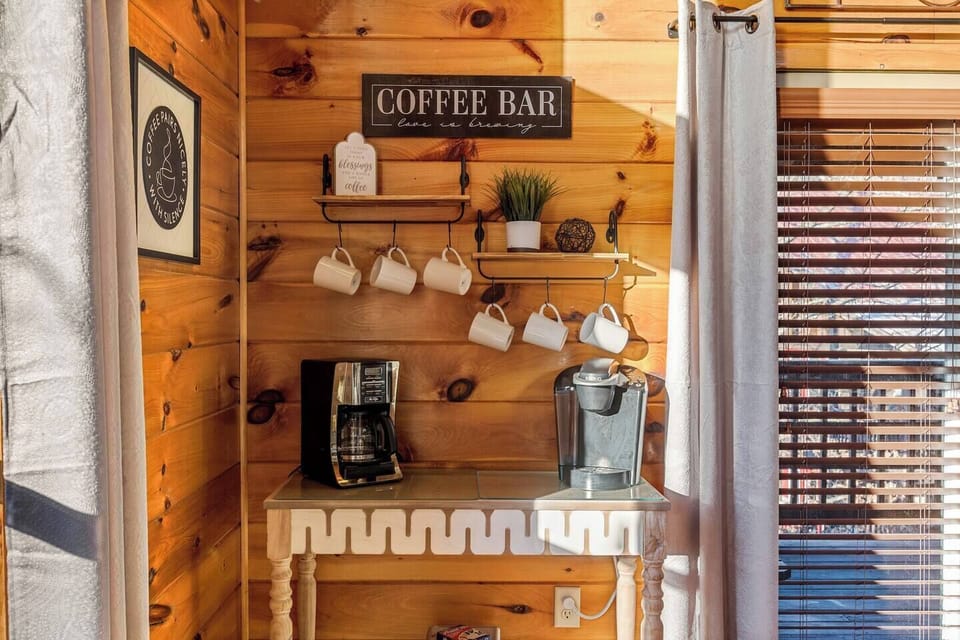 You can't have views in the morning without a cup of coffee! Drip pot and Keurig for options.