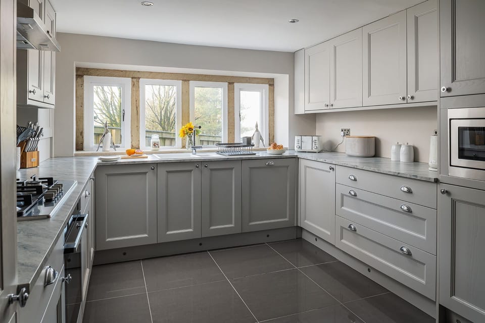 The kitchen at The Annex at Runninghill, Peak District