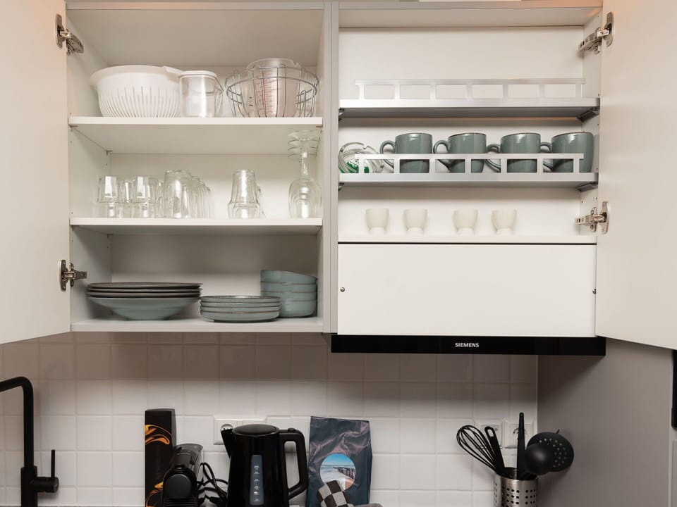 Shelving, Shelf, Interior Design, Cabinetry, Furniture, Cupboard, Kitchen, Room