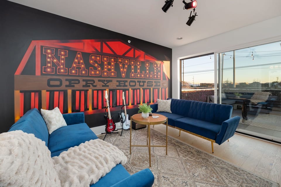 Gather with friends in the stylish whiskey lounge—complete with guitars and an amp for spontaneous jam sessions. - The Opry - Nashville, TN