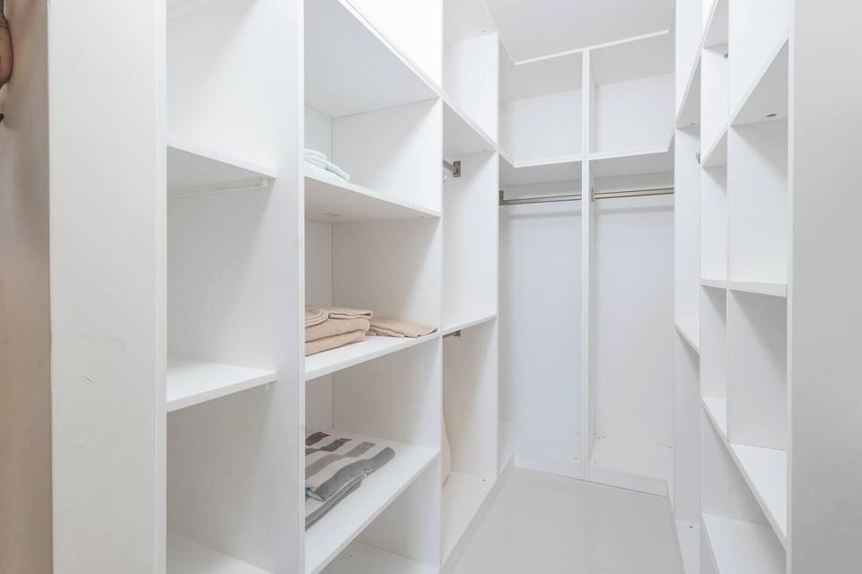 Large walk-in closet.