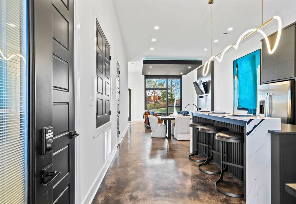 A welcoming entryway leads you into the heart of the home, offering a seamless blend of style, comfort, and thoughtful design.