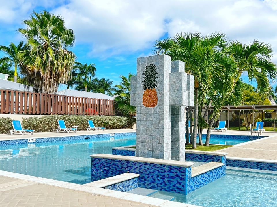A peaceful pool area where relaxation comes easy.