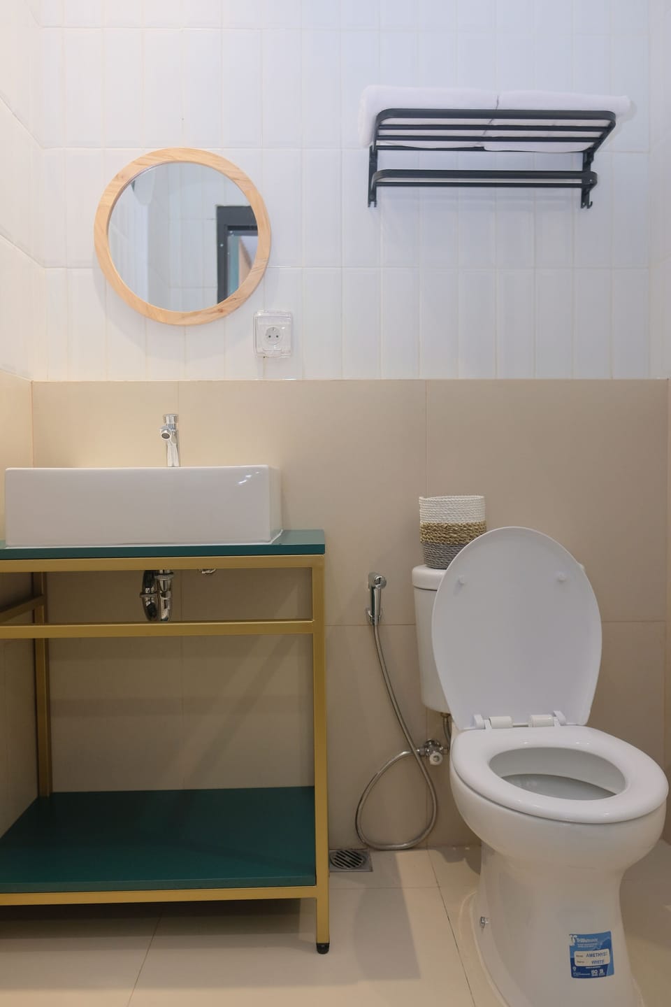 Family Double Room, Patio, Pool View | Bathroom | Slippers, bidet