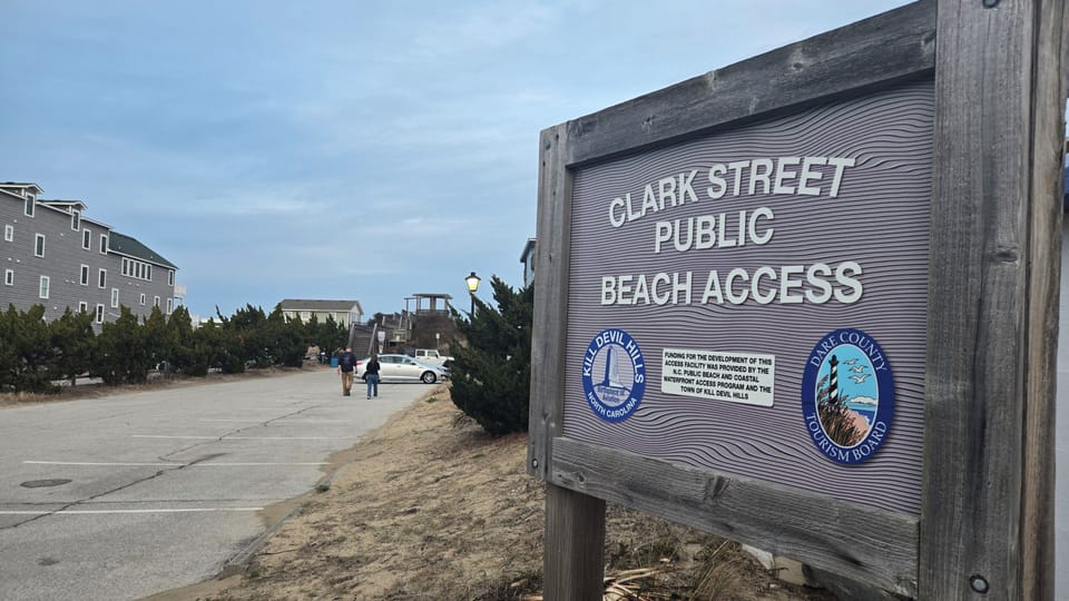 Public Beach access across the street