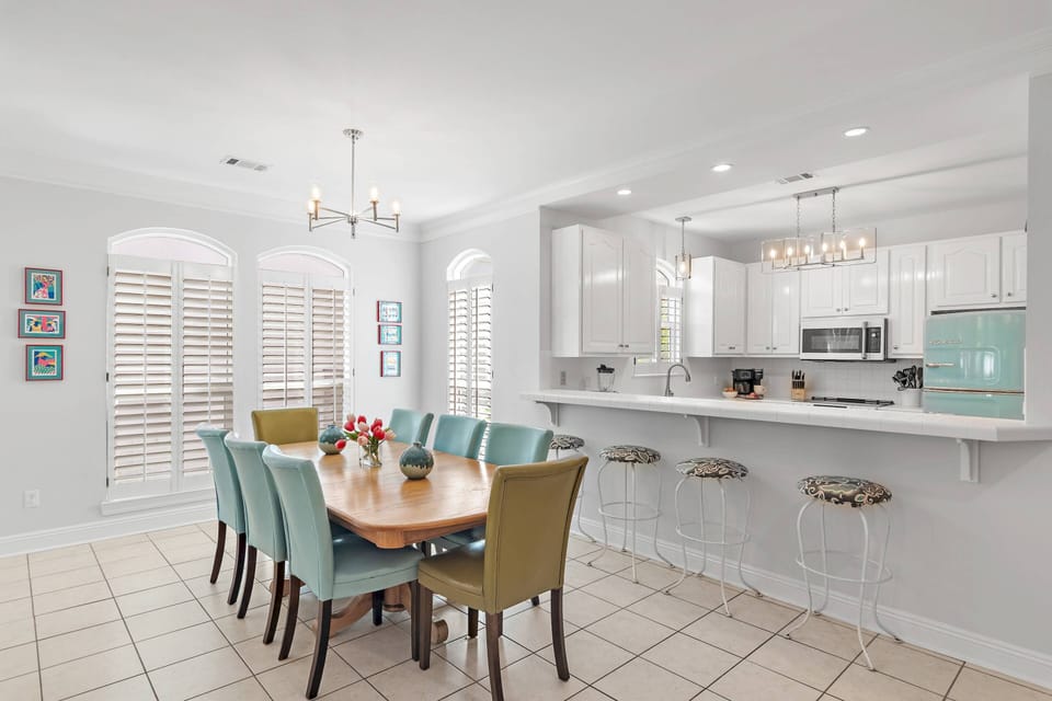 Dining Room Table - Seating for (10) & Counter Seating for (4)
