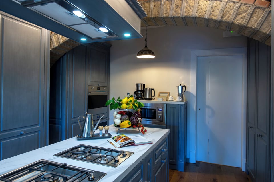 Oven, stovetop, dishwasher, espresso maker