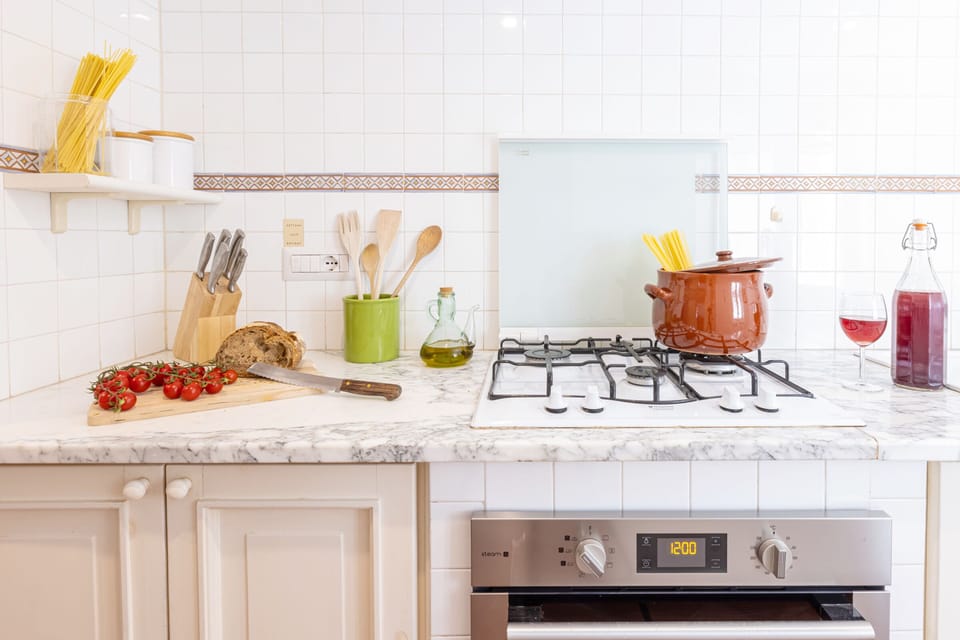 Apartment | Private kitchen | Full-size fridge, oven, stovetop, dishwasher