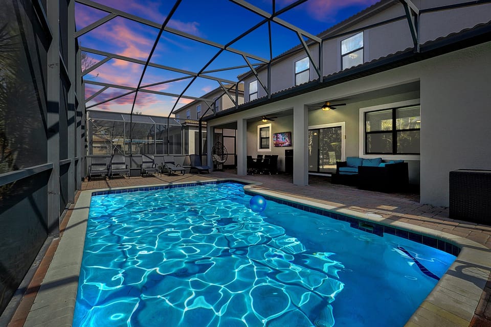 The perfect spot to wind down and enjoy the beautiful Florida evenings right from your private pool.