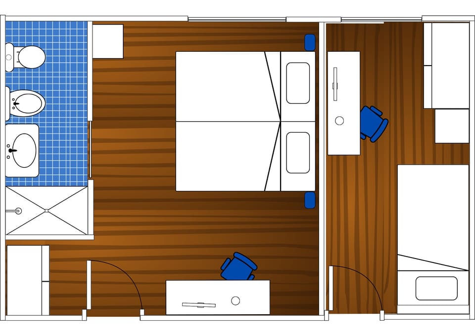 Superior Triple Room | In-room safe, desk, soundproofing, free WiFi