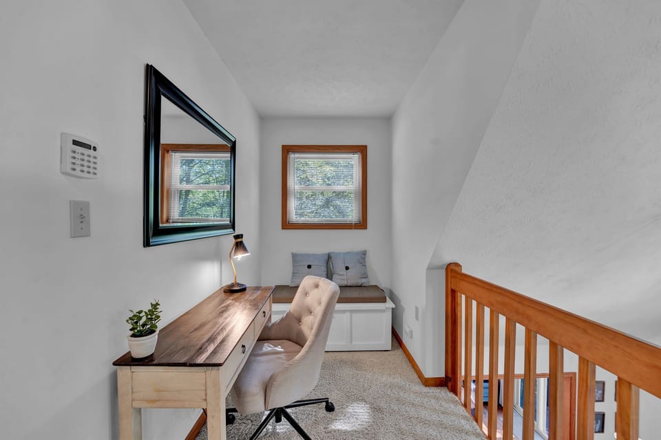 Workspace in the loft