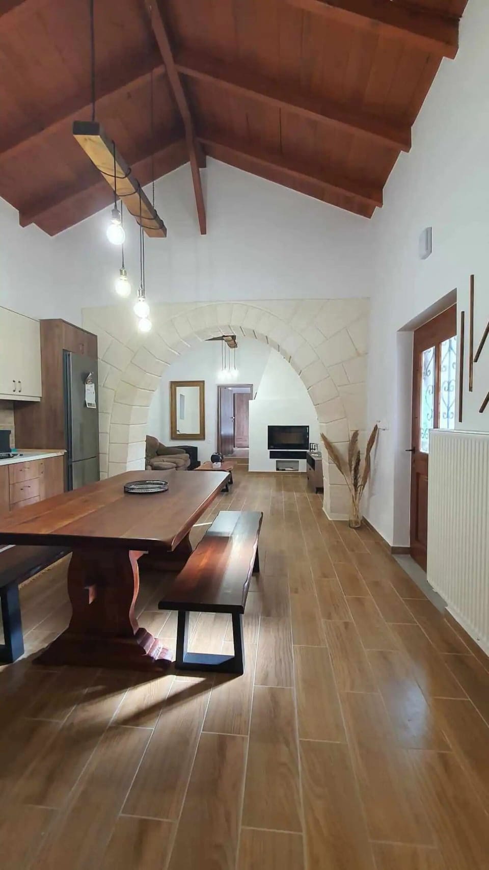 Villa, Garden View | Living area | Flat-screen TV, fireplace