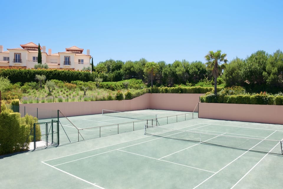 Resort tennis courts