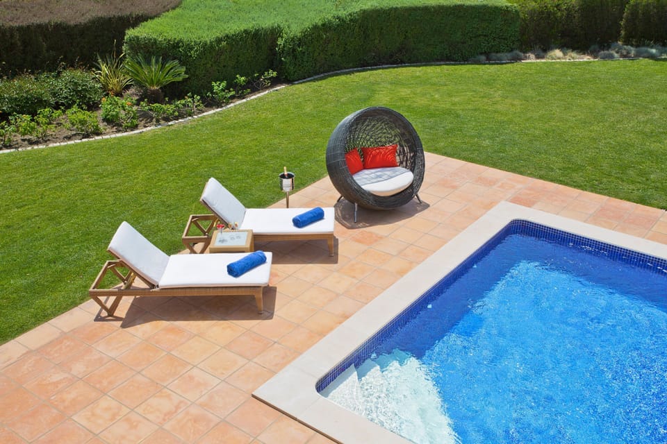 Relax around the pool Area
