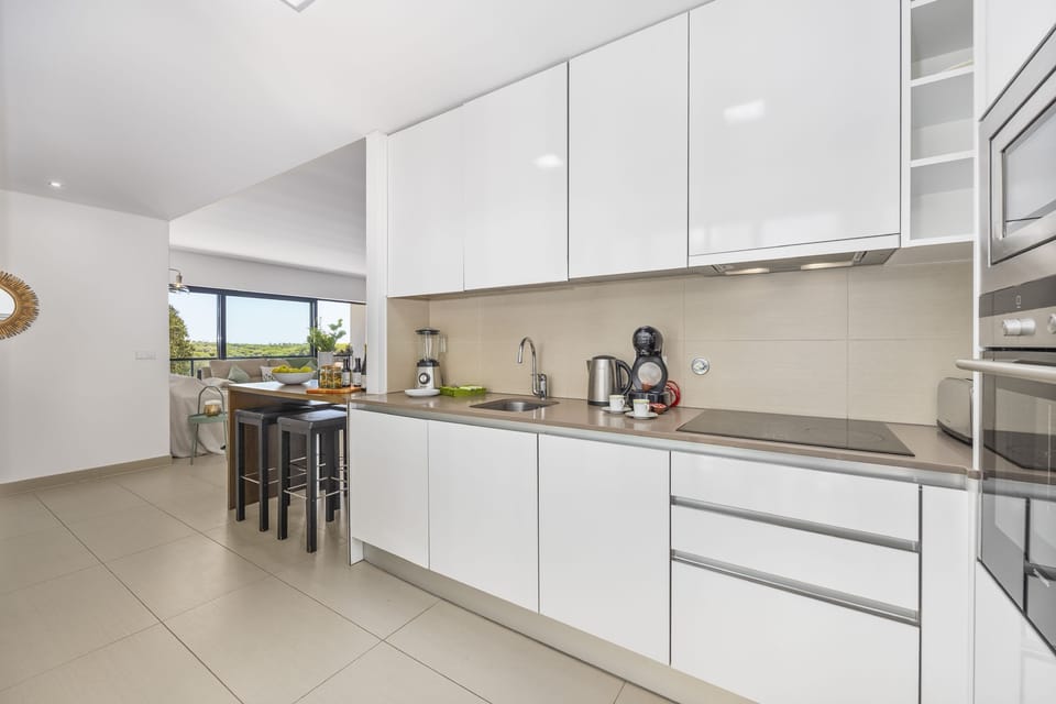 Open plan kitchen