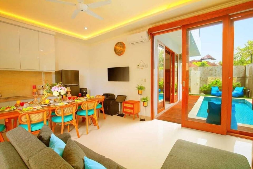 Luxury Villa, Ocean View | Living area | Flat-screen TV