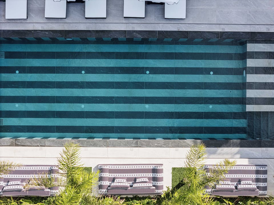 A private 50 sq.m pool with step access for ultimate convenience.