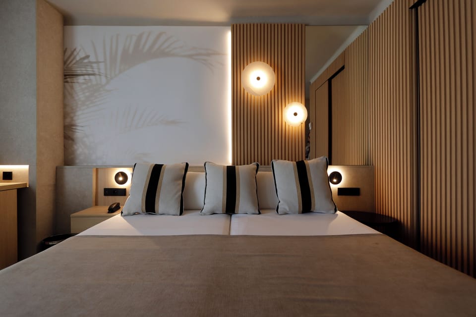 Minibar, desk, blackout drapes, soundproofing