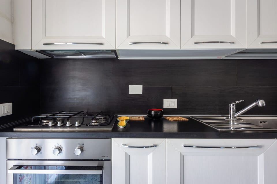 Classic Apartment, Courtyard View | Private kitchen | Fridge, microwave, oven, stovetop