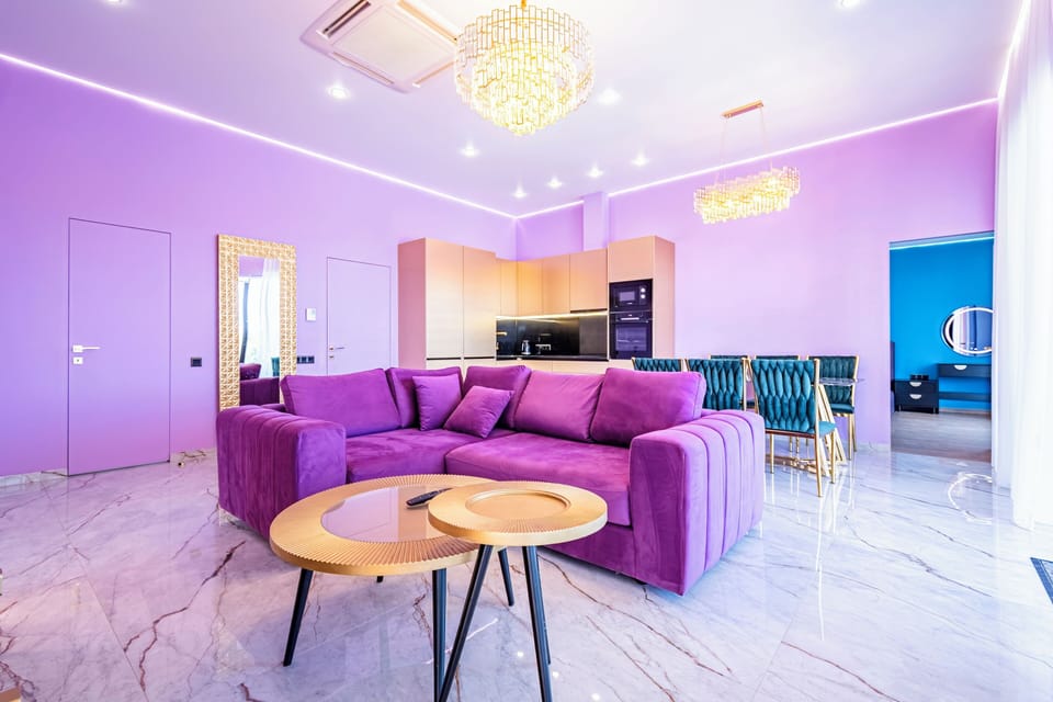Luxury Villa, Private Pool, Sea View | Living area