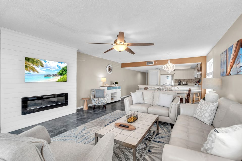 Living Room with Smart TV