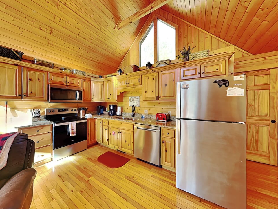 Fully Equipped Kitchen With Stainless Steel Appliances