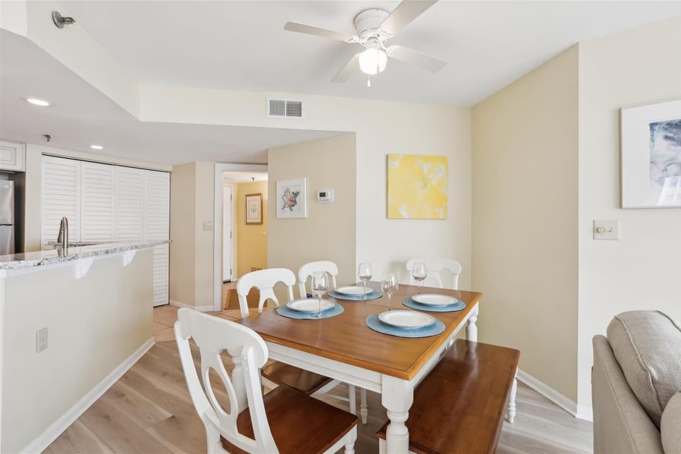 Dining Table with Seating for Six at 1303 Villamare