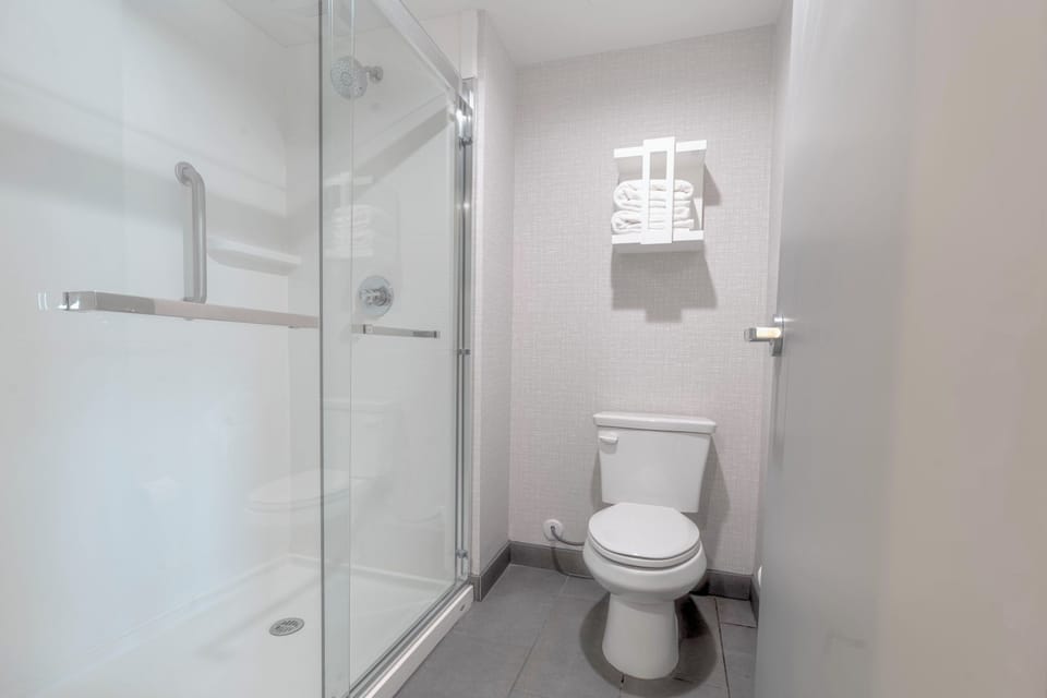 Room, 1 King Bed with Sofa bed | Bathroom | Towels