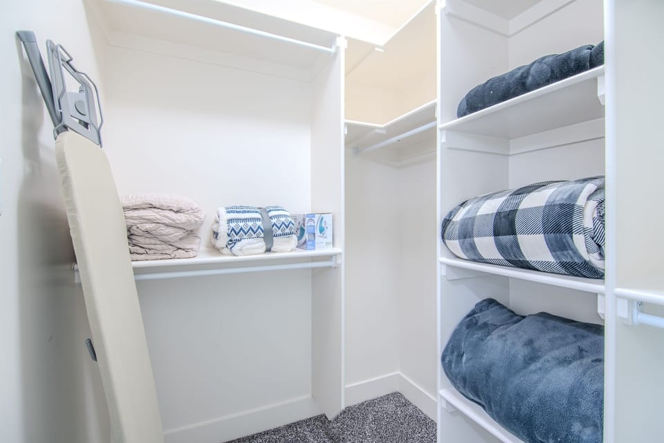 Large closet inside the master bedroom