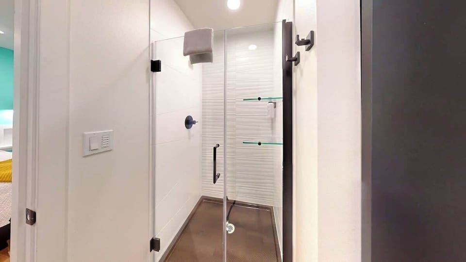 Downstairs en-suite bathroom shower 