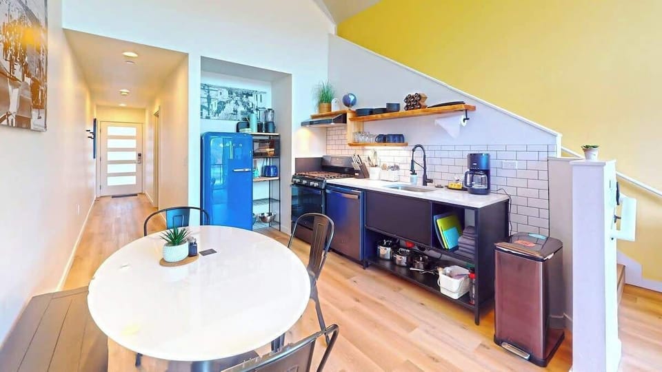 Each home comes with a fully equipped kitchen featuring modern, upgraded appliances—perfect for whipping up a seaside feast or enjoying a cozy meal after a day on the beach.