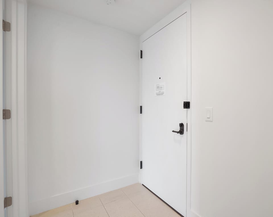 Interior entrance