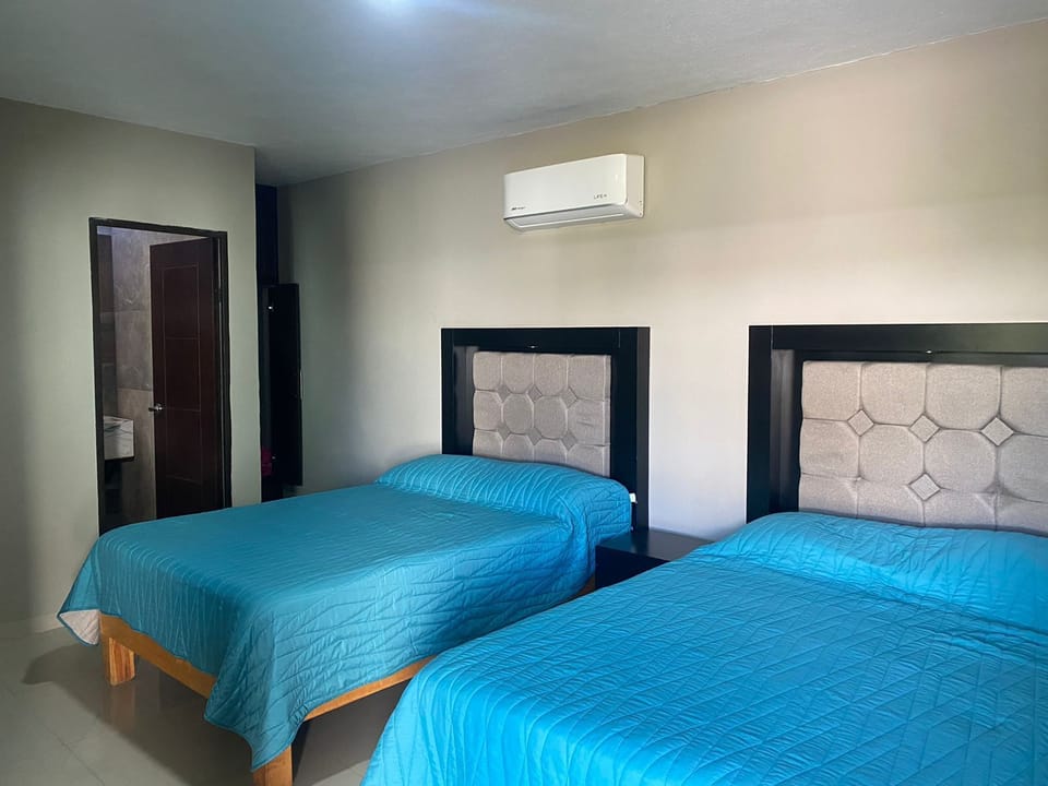 Basic Double Room, 2 Double Beds | Hypo-allergenic bedding, individually decorated, individually furnished
